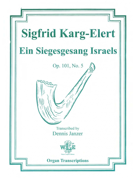 Ein Siegesgesang Israels [A Victory Song of Israel] Lobet den Herren mit Pauken und Zimbeln schon, [Praise the Lord with Drum and Cymbal]