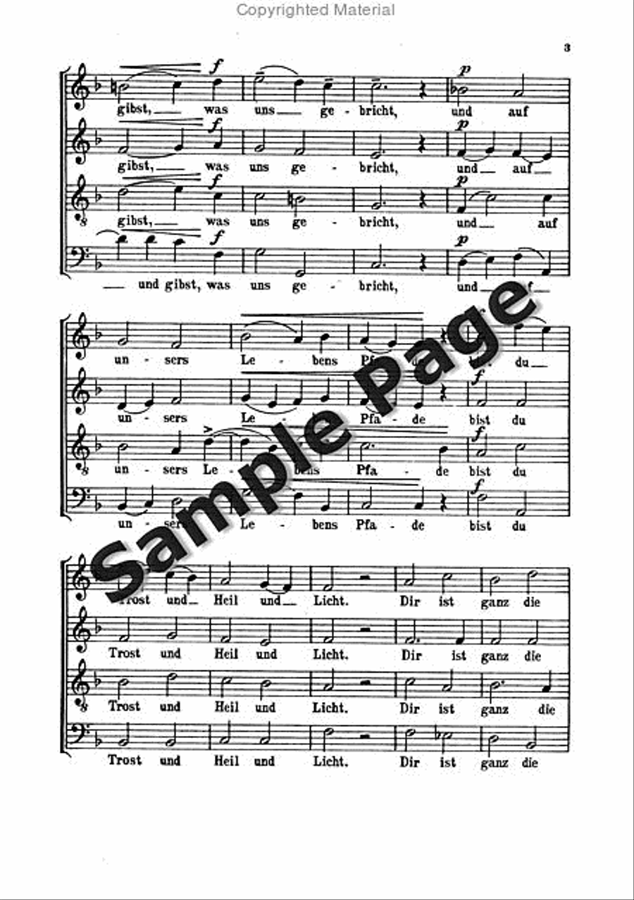 Gluck Cw Gebet (ep) 4-Part scores gallery preview page 4