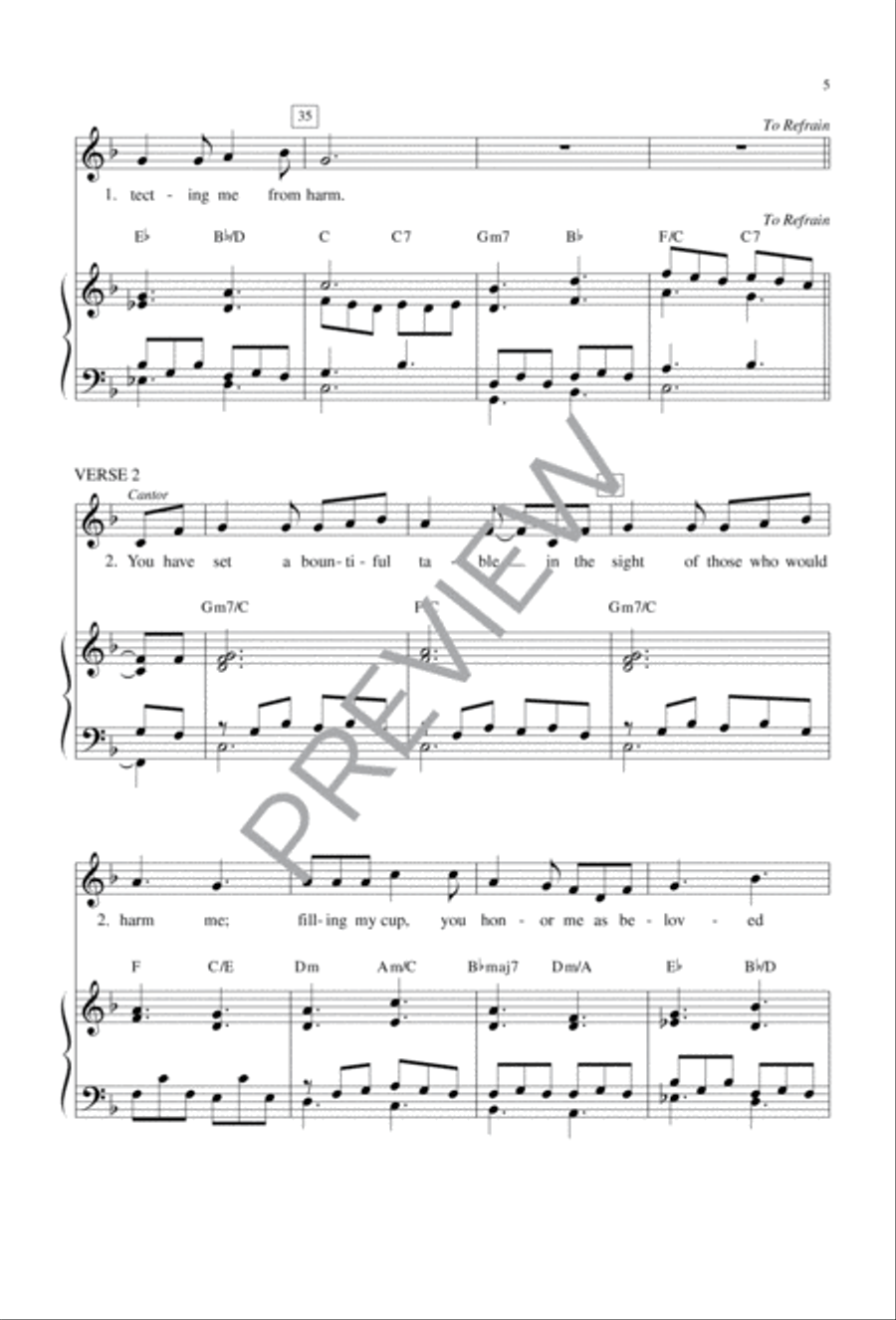 In the Arms of the Shepherd 4-Part scores gallery preview page 6