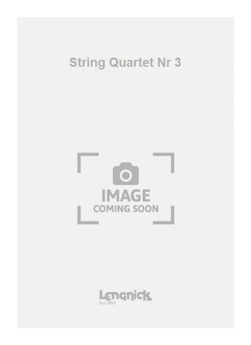 String Quartet Nr 3