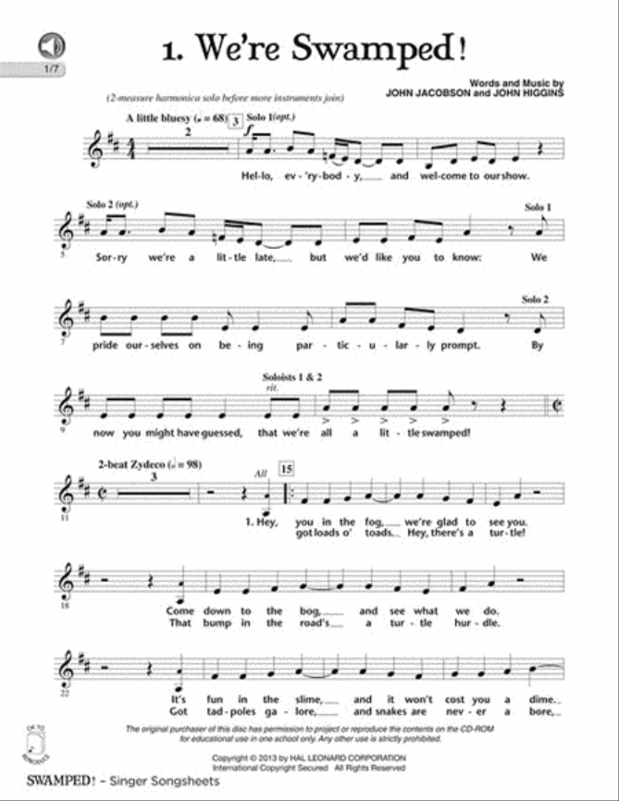 Swamped! Swamped! Choir scores gallery preview page 2