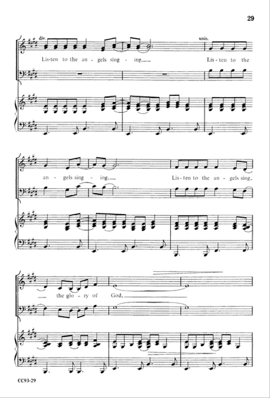 Jesus Is Born Jesus Is Born 4-Part scores gallery preview page 31