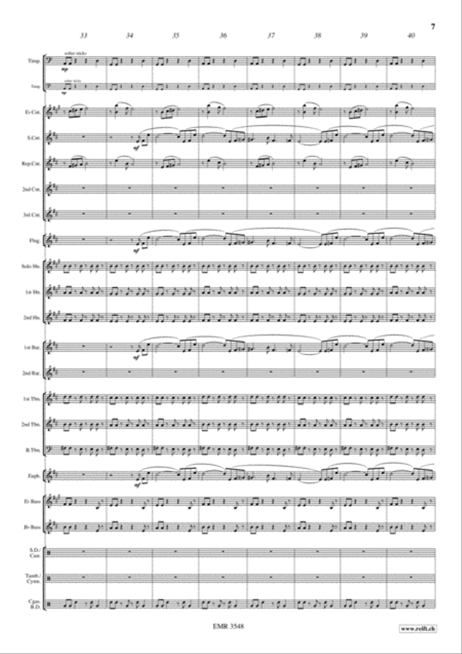 Timpanissimo Brass Band scores gallery preview page 8