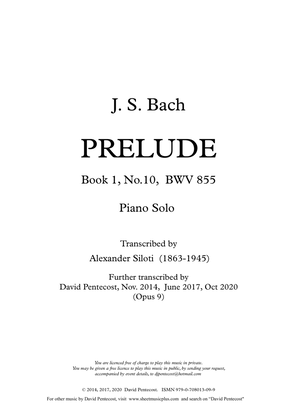 Prelude, BWV 855 (arr. Opus 9)