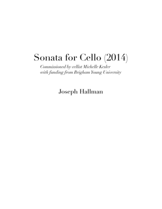 Sonata for cello and piano (2014)