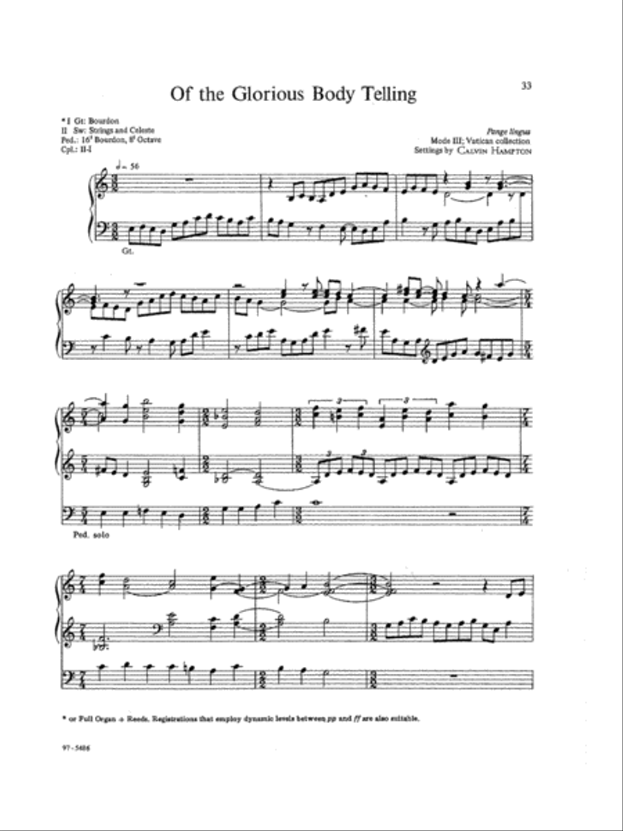 Hymn Preludes for Holy Communion, Vol. I Organ scores gallery preview page 8