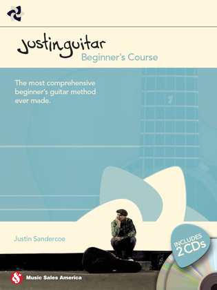 Book cover for JustinGuitar Beginner's Course