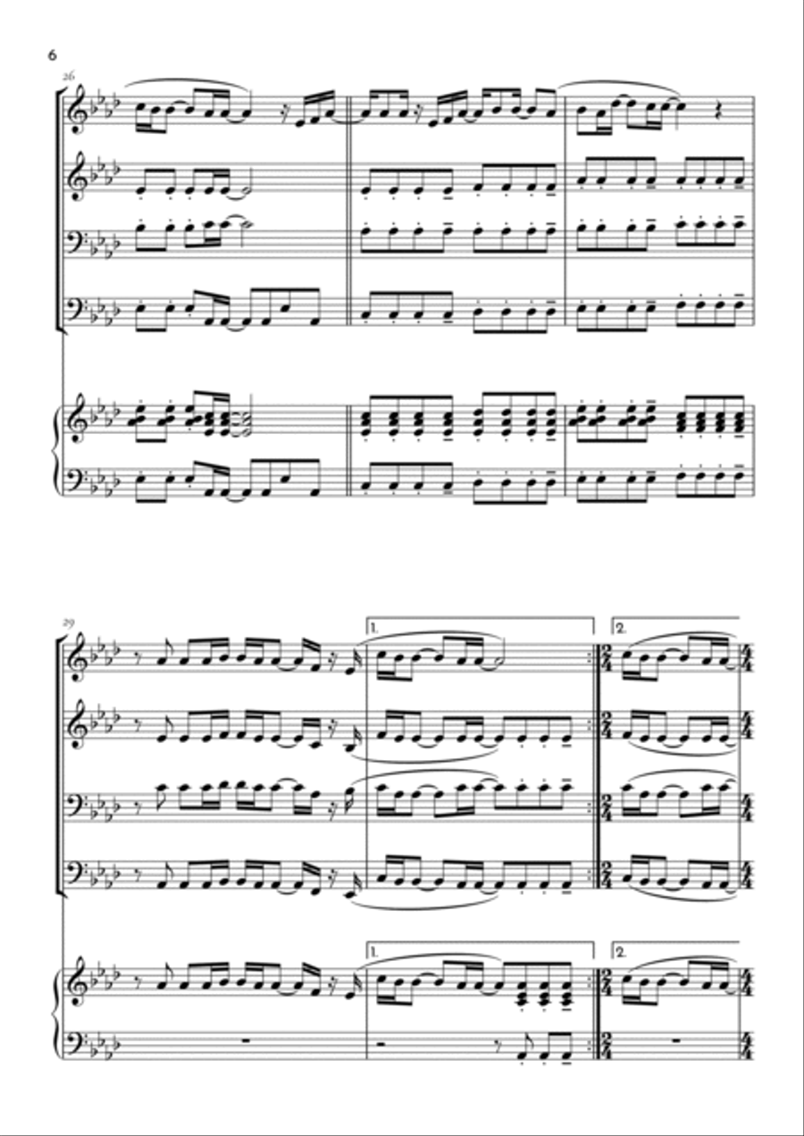 Goodness Of God Goodness Of God Brass Ensemble scores gallery preview page 6