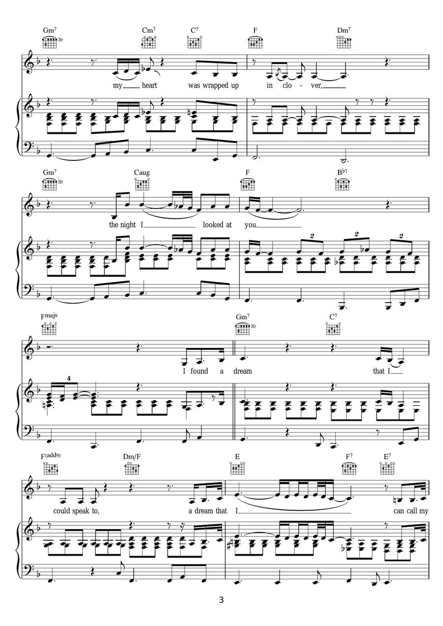 At Last Guitar scores gallery preview page 3