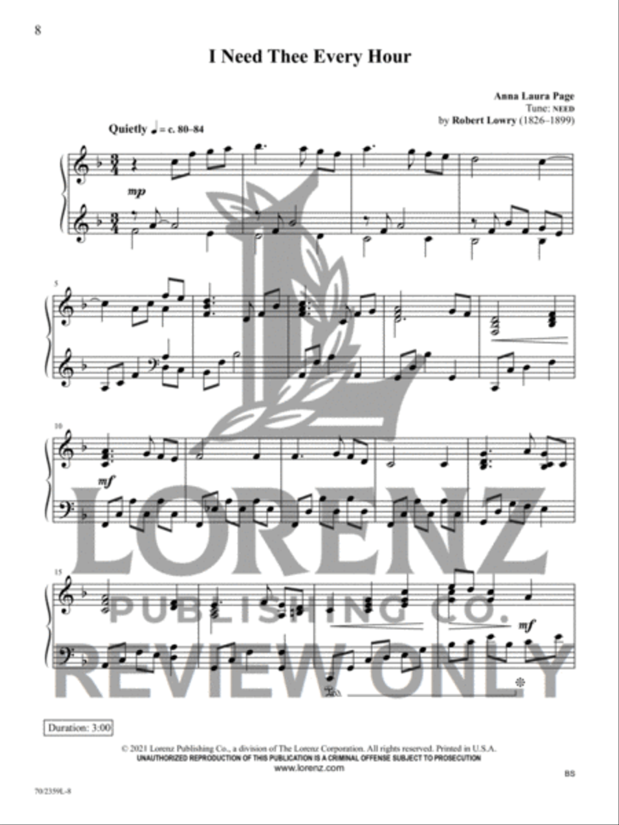 The Church Pianist's Library, Vol. 30 Piano Solo scores gallery preview page 6