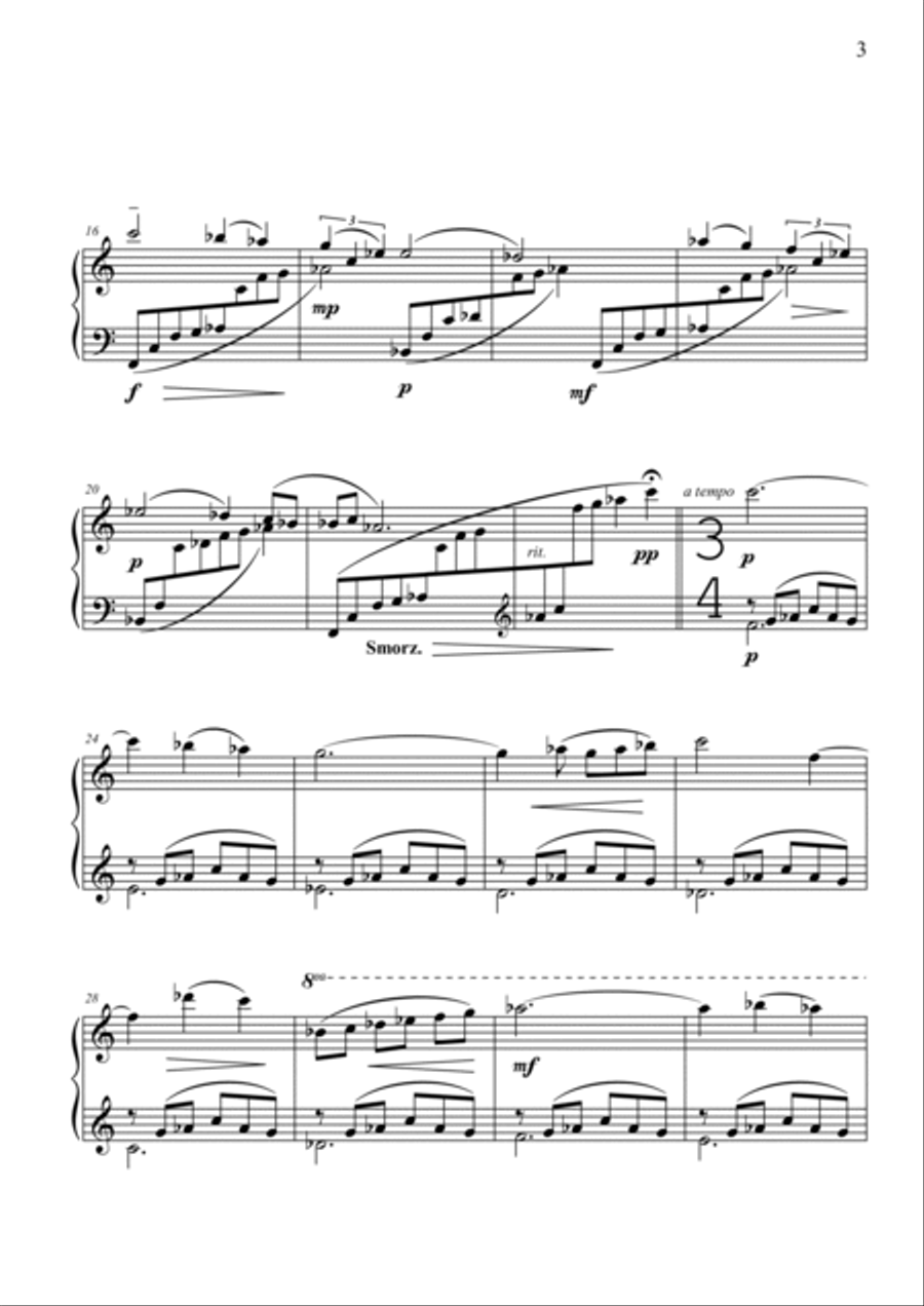 Moon Eclipse Moon Eclipse Piano Solo scores gallery preview page 3