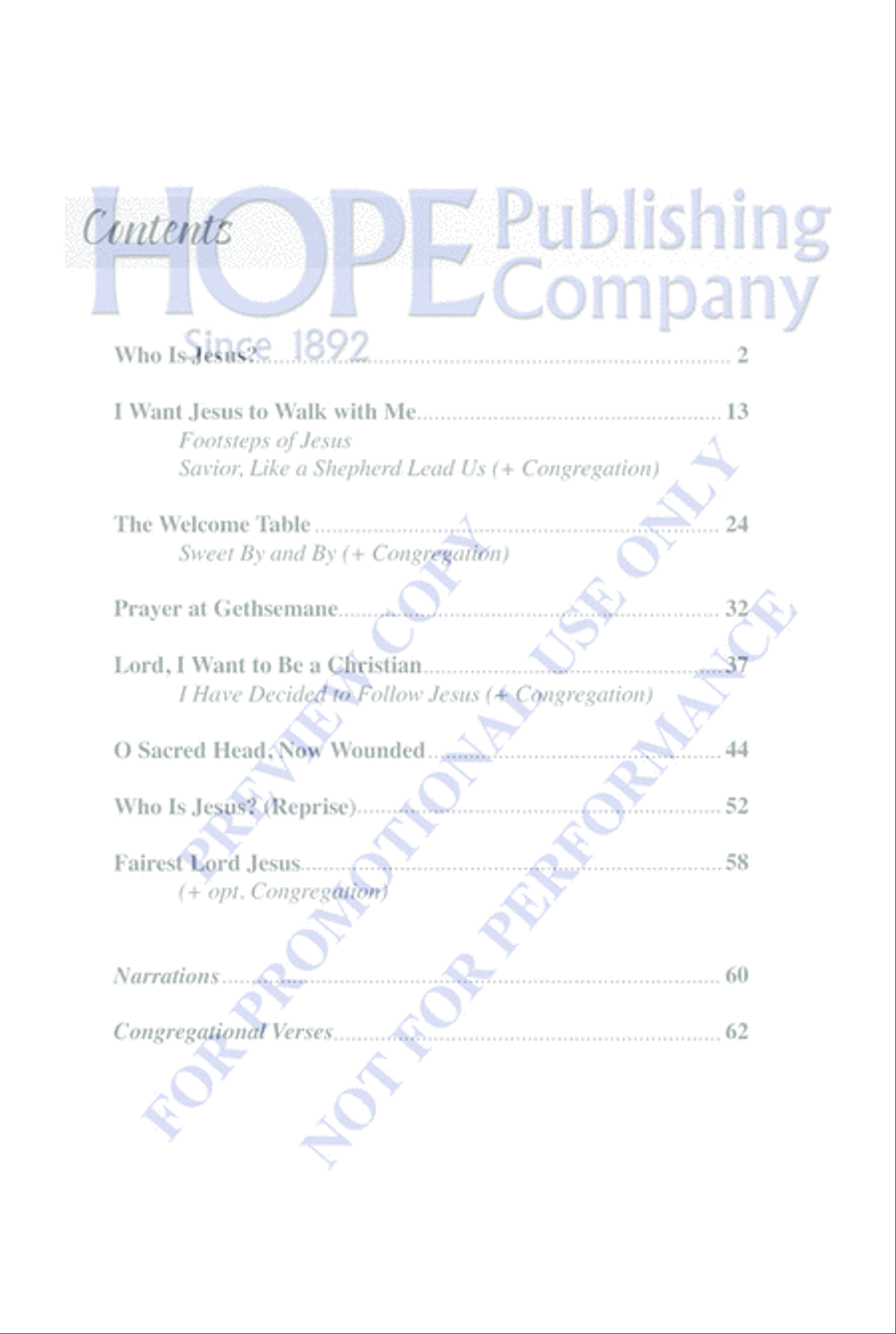 Who Is Jesus? 4-Part scores gallery preview page 5