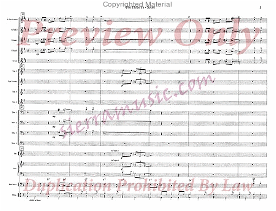 The Three J's The Three J's Jazz Ensemble scores gallery preview page 4