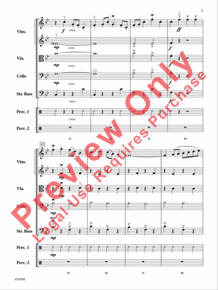 Sleigh Ride String Orchestra scores gallery preview page 8