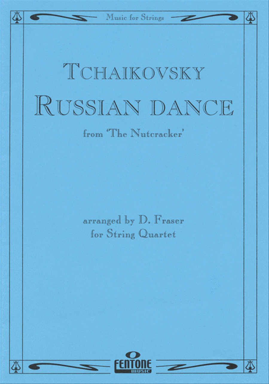 Russian Dance from The Nutcracker String Quartet scores gallery preview page 1