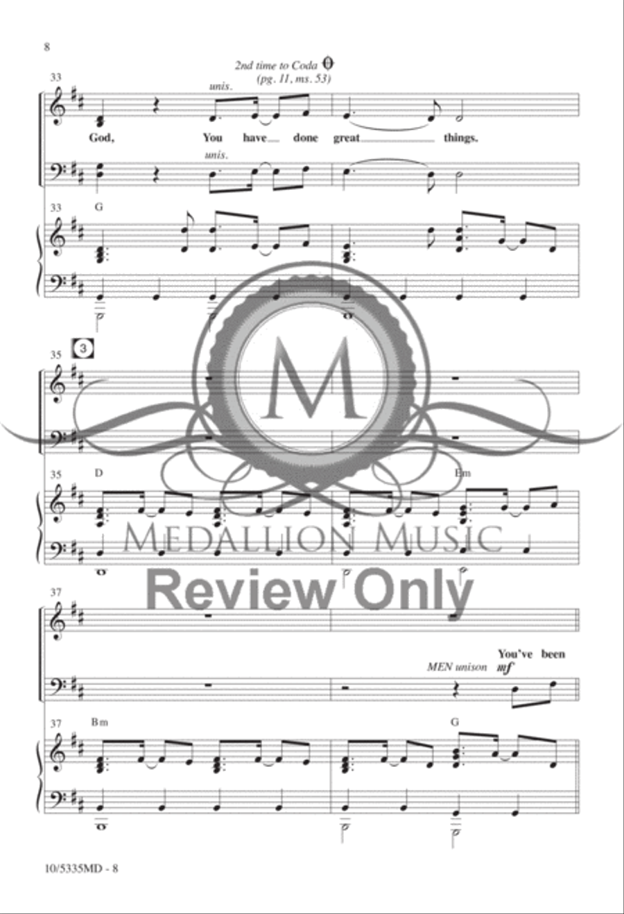 Great Things 4-Part scores gallery preview page 7