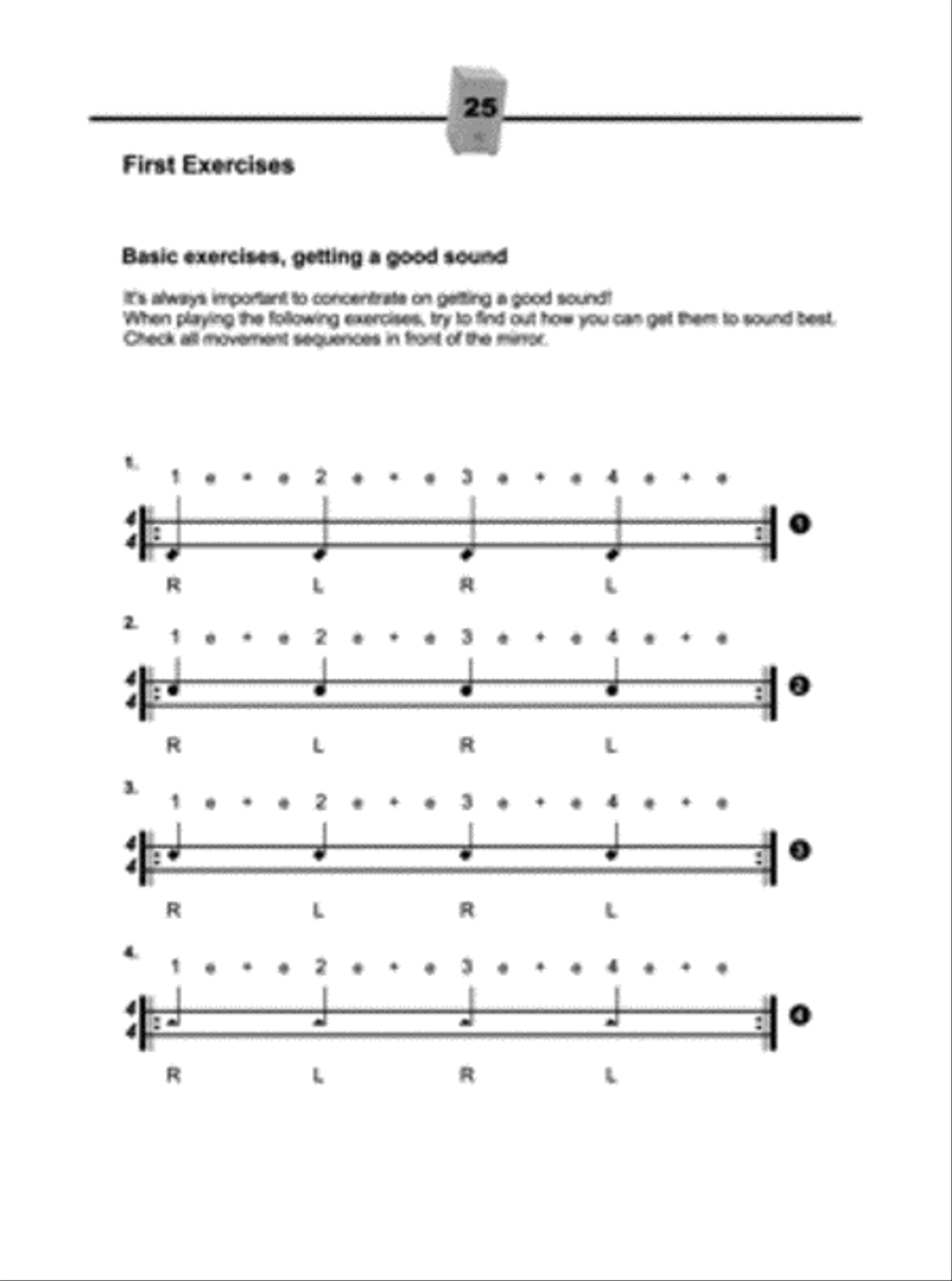 Studies for Cajon Flamenco Guitar scores gallery preview page 3
