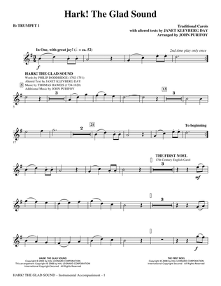 Hark! The Glad Sound (Medley) - Bb Trumpet 1