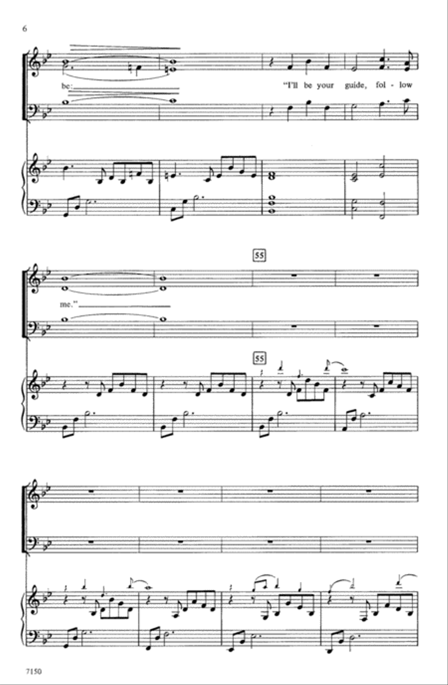 Come Follow Me Come Follow Me Choir scores gallery preview page 5