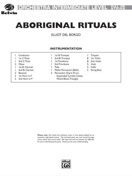 Aboriginal Rituals: Score