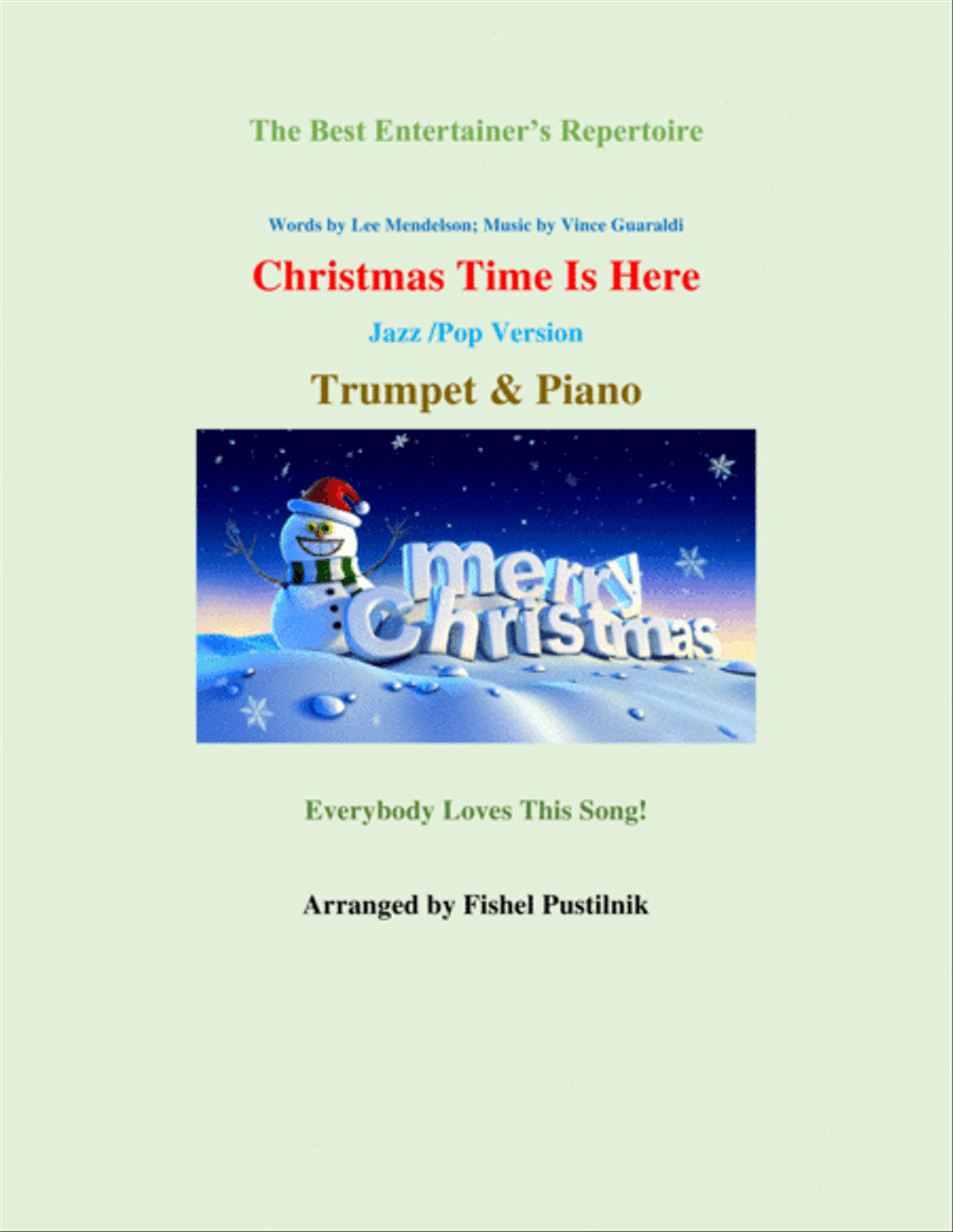 Christmas Time Is Here Trumpet Solo scores gallery preview page 1