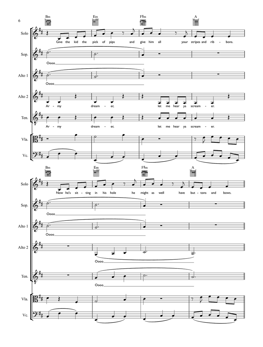 Army Dreamers Large Ensemble scores gallery preview page 6