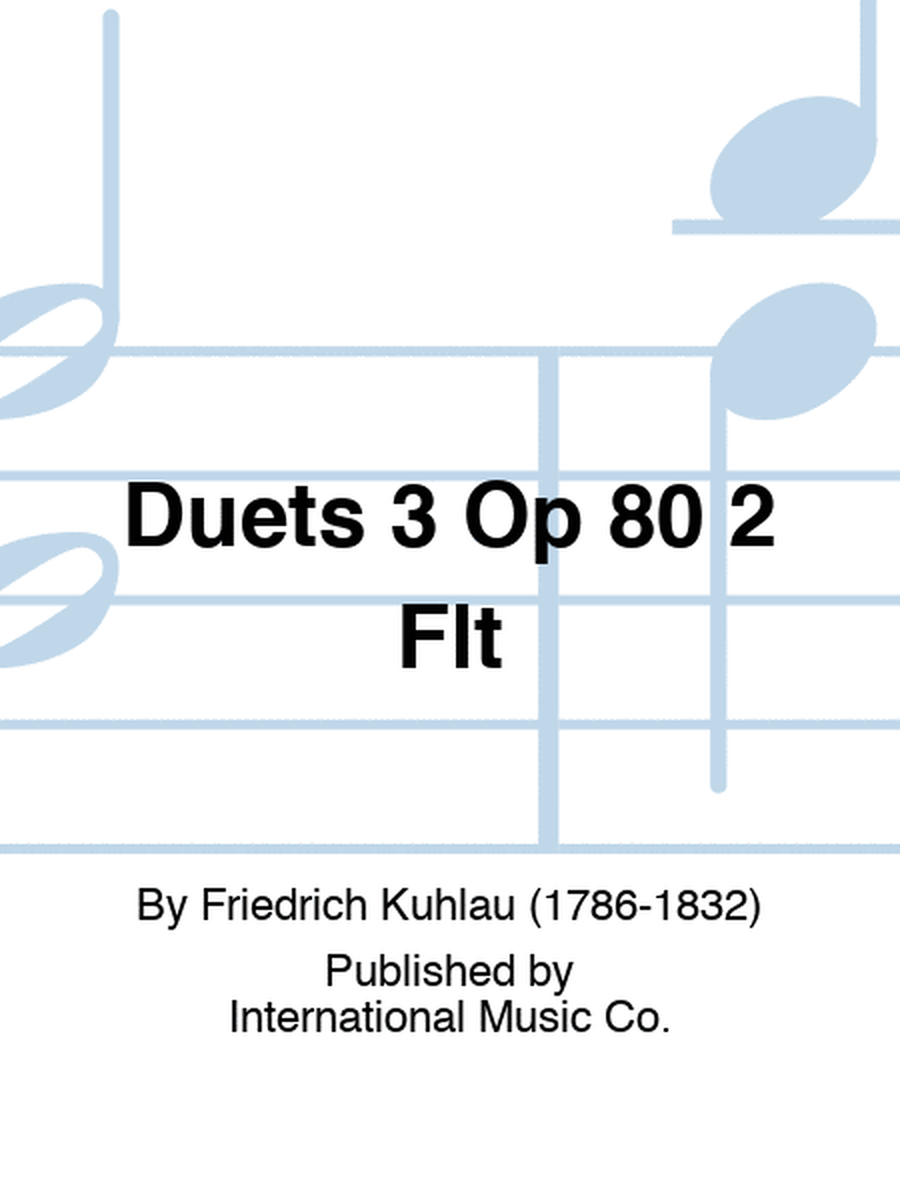 Duets 3 Op 80 2 Flt