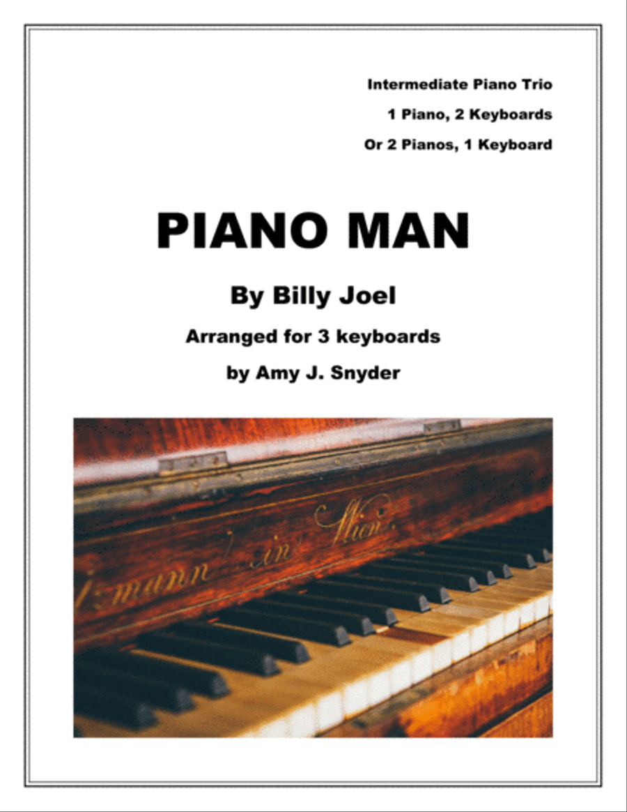 Piano Man Piano scores gallery preview page 1