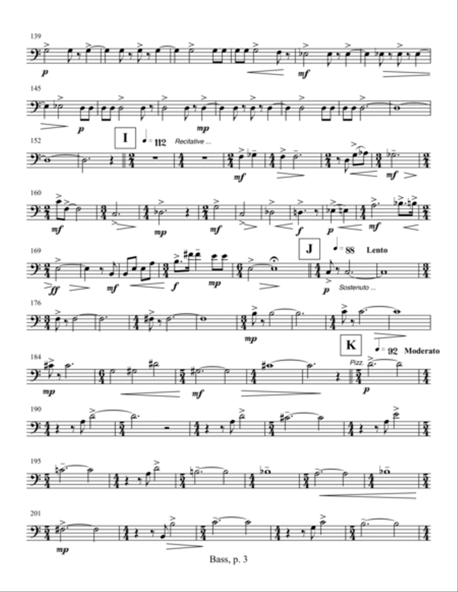 Mechthild von Magdeburg ... Minnelieder an Got (2005) double bass part Double Bass scores gallery preview page 3