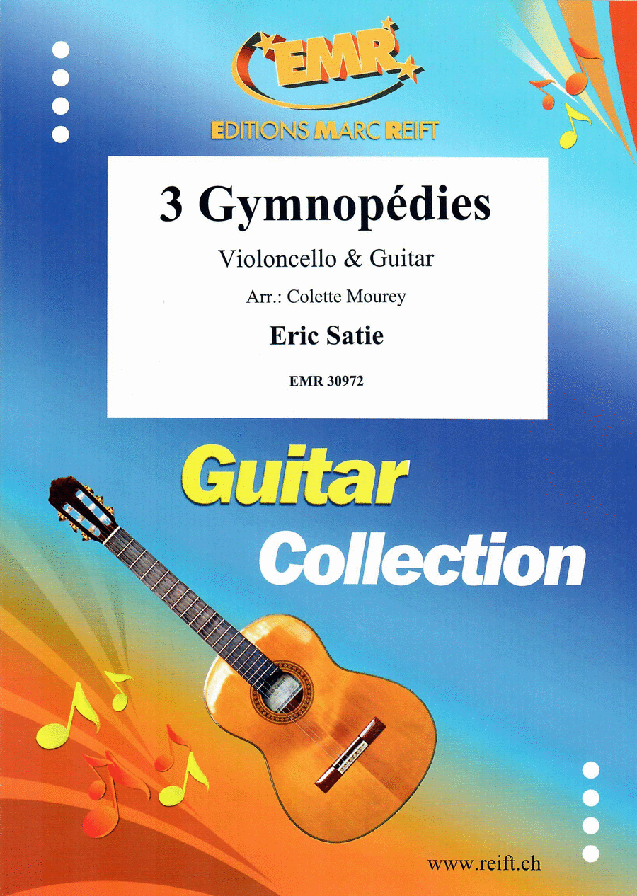 3 Gymnopedies Cello scores gallery preview page 1