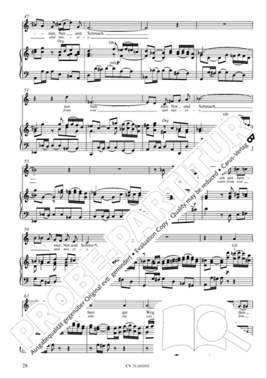 God goeth up with shouting (Gott fahret auf mit Jauchzen) 4-Part scores gallery preview page 29