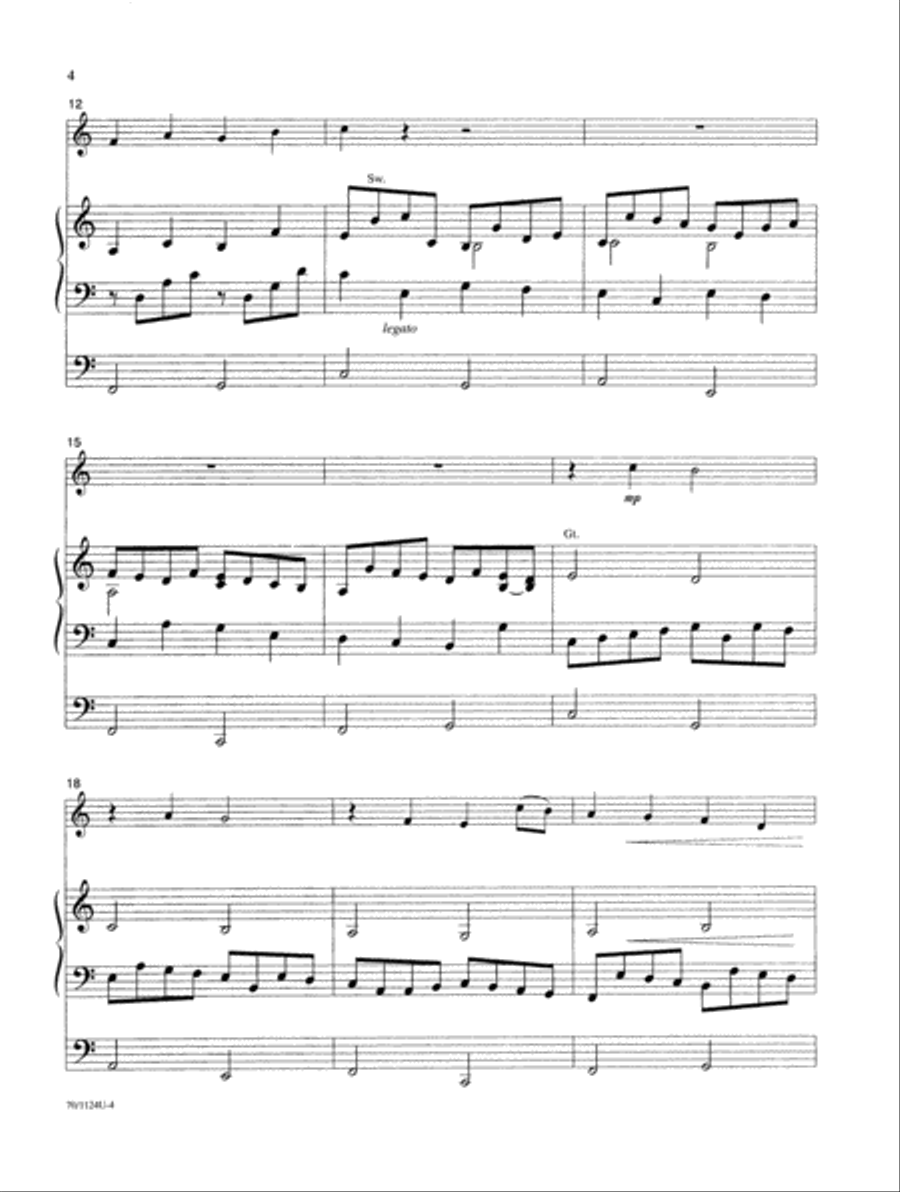 Wedding Classics for Trumpet and Organ Trumpet scores gallery preview page 5