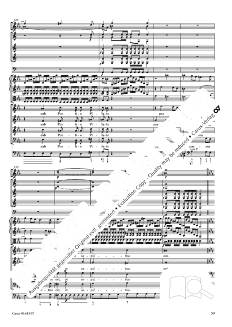 Mass in C (Missa in C) Mass in C (Missa in C) 4-Part scores gallery preview page 66