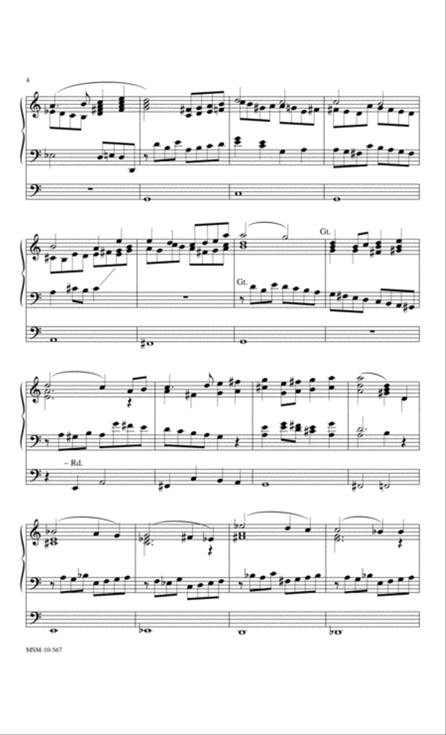 Postlude on St. Anne Postlude on St. Anne Organ scores gallery preview page 3