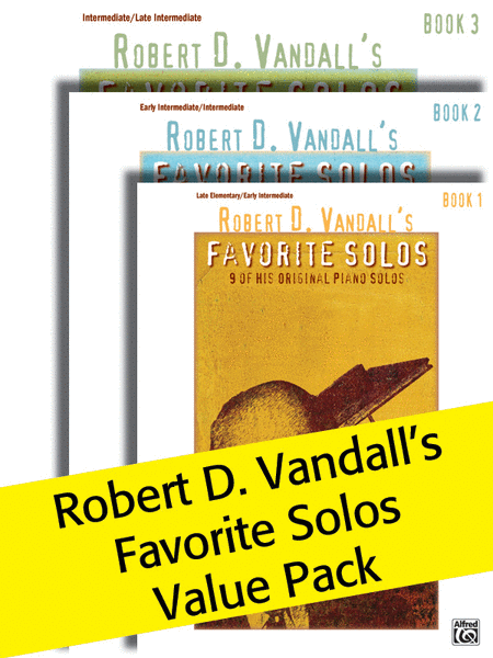 Robert D. Vandall's Favorite Solos, Books 1-3 (Value Pack)
