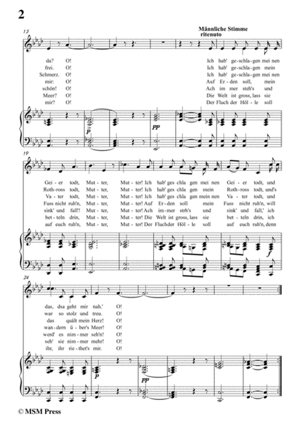 Schubert-Eine altschottische Ballade,in f minor,Op.165,No.5,for Voice and Piano image number null
