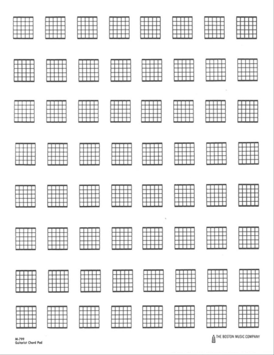 Guitar Chord Pad Guitar scores gallery preview page 1
