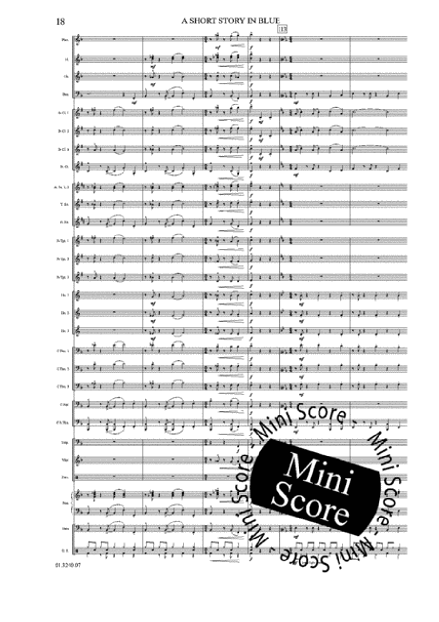 A Short Story in Blue A Short Story in Blue Concert Band scores gallery preview page 24