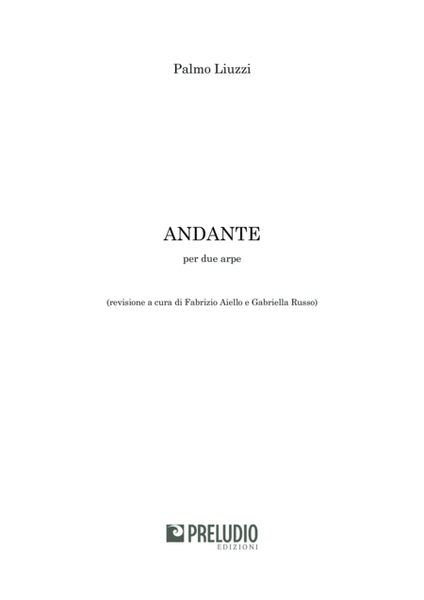 Andante (harp duo) image number null