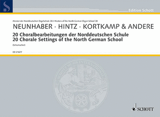 Book cover for 20 Choral Settings of the North German School