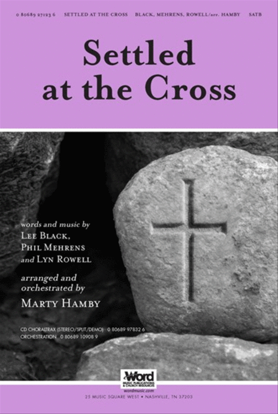 Settled At The Cross - Anthem Choir scores gallery preview page 1