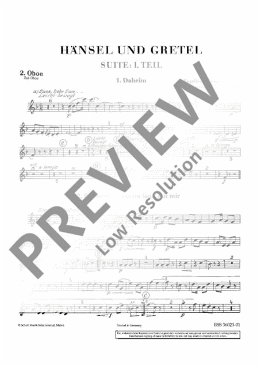 Hansel and Gretel Concert Band scores gallery preview page 18