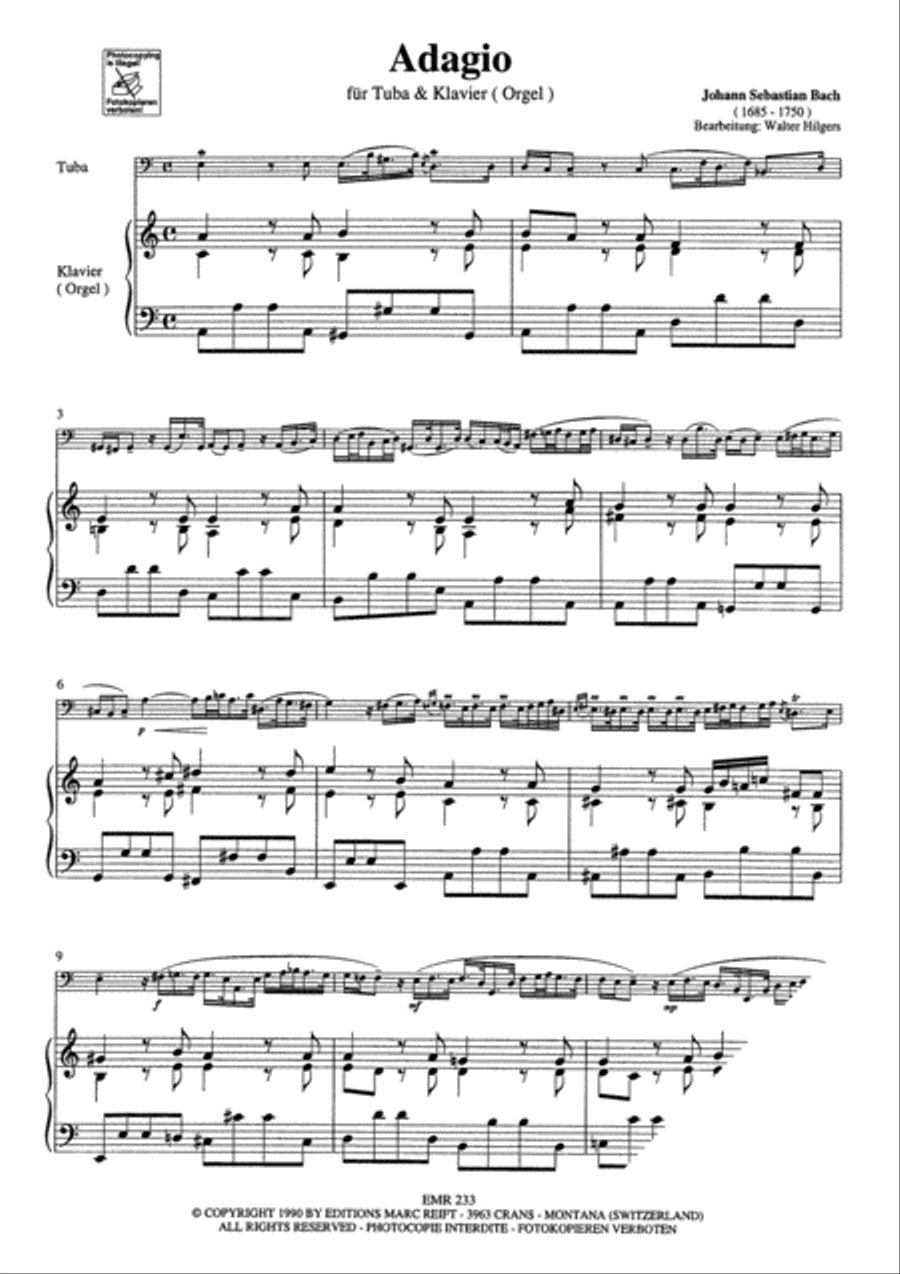 Adagio Tuba scores gallery preview page 3