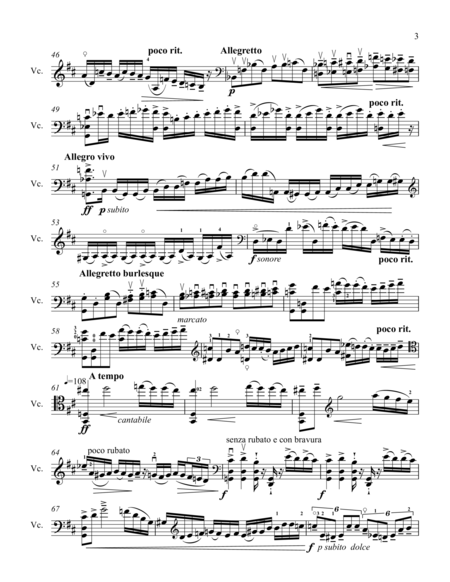 "Homage to Sviatoslav Knushevitsky" For Cello Solo