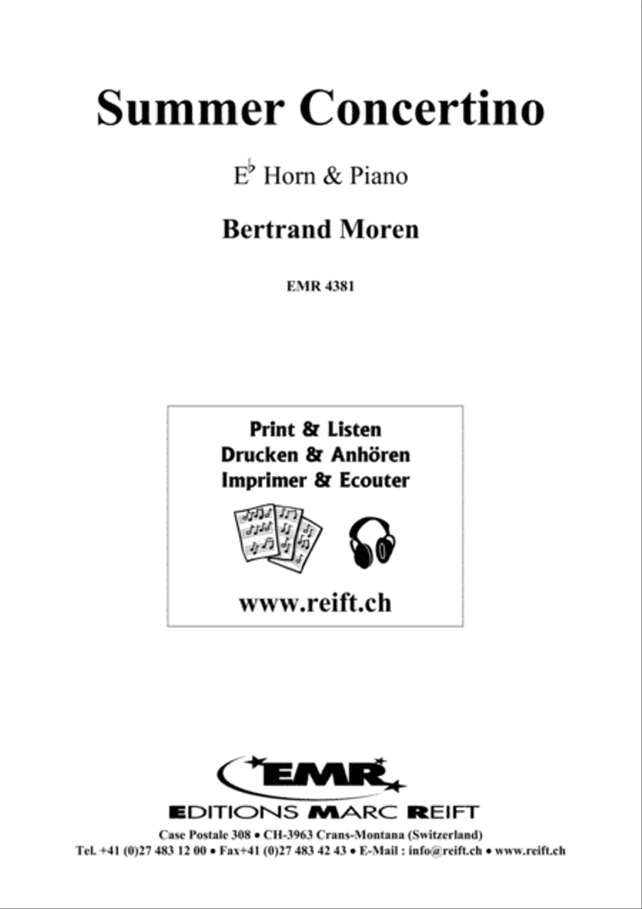 Summer Concertino Horn scores gallery preview page 2