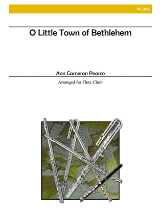 O Little Town of Bethlehem for Flute Choir