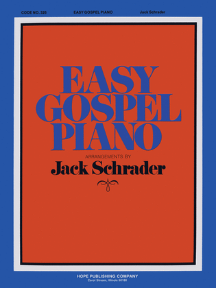 Book cover for Easy Gospel Piano