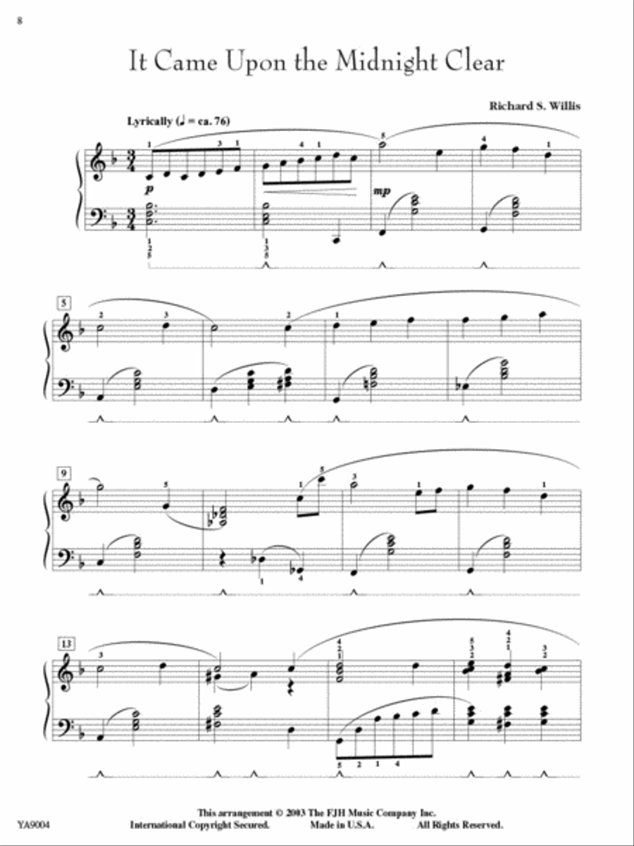 Three Christmas Nocturnes Piano Solo scores gallery preview page 4