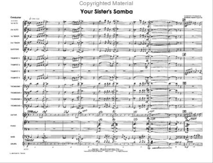 Your Sister's Samba Jazz Ensemble scores gallery preview page 2