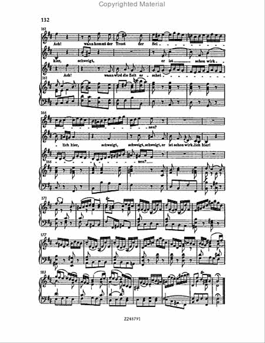 Christmas Oratorio, BWV 248 Choir scores gallery preview page 131
